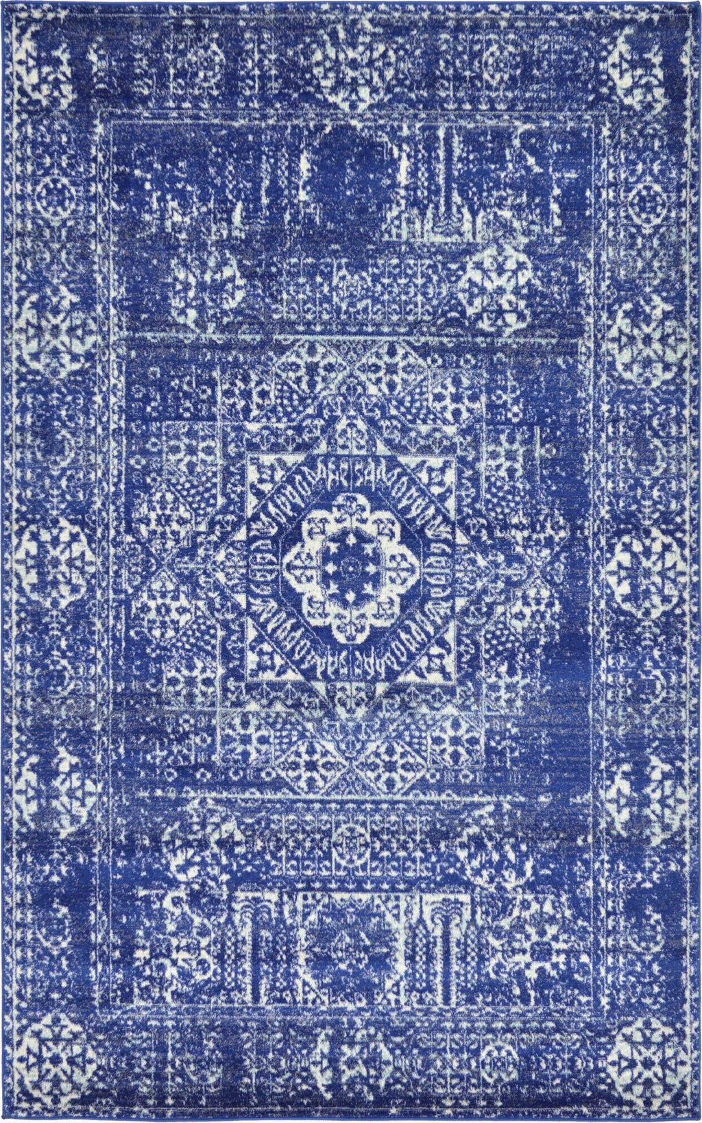 Unique Loom Tradition T-HERITAGE-5216B Royal Blue Area Rug – Incredible ...