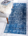 Unique Loom Tradition T-HERITAGE-5216B Royal Blue Area Rug Runner Lifestyle Image