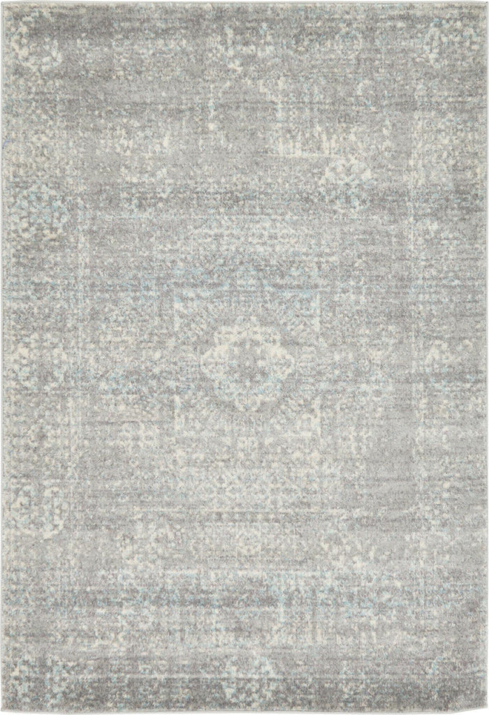 Unique Loom Tradition T-HERITAGE-5216B Silver Area Rug main image