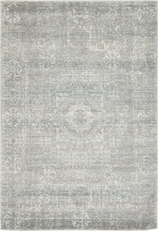 Unique Loom Tradition T-HERITAGE-5216B Silver Area Rug main image