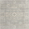 Unique Loom Tradition T-HERITAGE-5216B Silver Area Rug Square Lifestyle Image