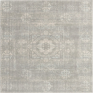 Unique Loom Tradition T-HERITAGE-5216B Silver Area Rug Square Lifestyle Image