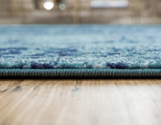 Unique Loom Tradition T-HERITAGE-5216B Turquoise Area Rug Rectangle Lifestyle Image