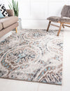 Unique Loom Tradition T-Heritage-5243a Ivory Area Rug Rectangle Lifestyle Image Feature