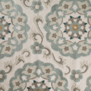 LR Resources Tranquility 81361 Moonrock / Light Blue Area Rug Alternate Image