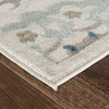 LR Resources Tranquility 81361 Moonrock / Light Blue Area Rug Alternate Image