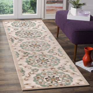 LR Resources Tranquility 81361 Moonrock/Light Blue Area Rug