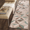 LR Home Tranquility 81362 Fungi/Light Blue Area Rug