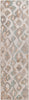 LR Resources Tranquility 81363 Fungi/Dark Beige Area Rug 