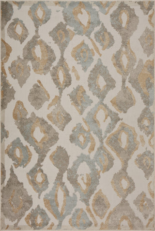 LR Resources Tranquility 81363 Fungi/Dark Beige Area Rug 4x6 Image