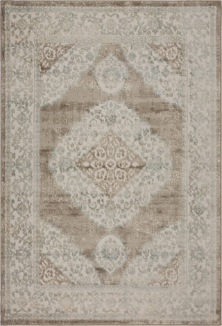 LR Resources Tranquility 81364 Moonrock / Light Blue Area Rug 4x6 Image