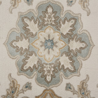 LR Resources Tranquility 81365 Fungi / Light Blue Area Rug Alternate Image