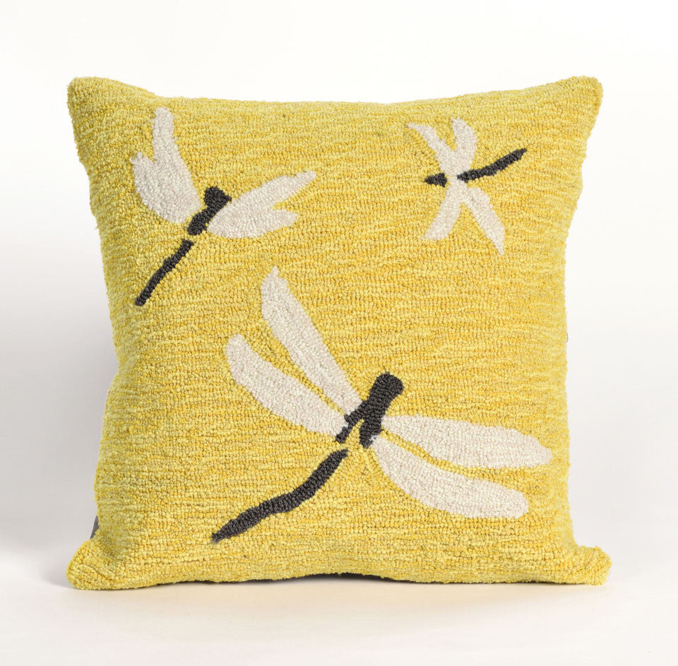 Trans Ocean Frontporch Dragonfly Yellow 1'6'' Square