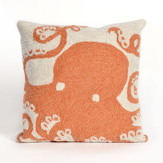 Trans Ocean Frontporch Octopus Orange 1'6'' Square