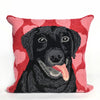 Trans Ocean Frontporch Puppy Love Red 1'6'' Square