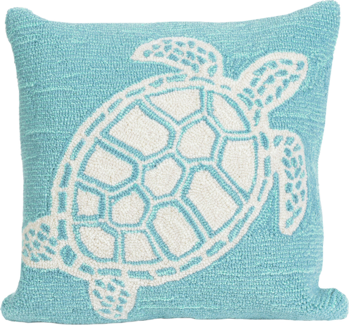 Akumal Ocean Sea Turtle Hand Hooked Indoor Outdoor Rugs by Liora Manne