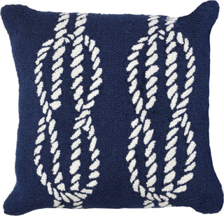 Trans Ocean Capri Ropes Navy Area Rug by Liora Manne Main Image