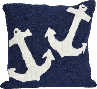 Trans Ocean Capri Anchor Navy Area Rug by Liora Manne Main Image