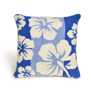 Trans Ocean Frontporch Hibiscus Blue 1'6'' Square