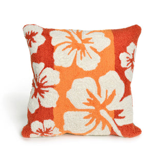 Trans Ocean Frontporch Hibiscus Orange 1'6'' Square