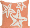 Trans Ocean Capri Starfish Orange Area Rug by Liora Manne Main Image