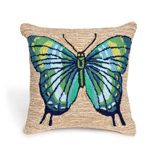 Trans Ocean Frontporch Butterfly Blue 1'6'' Square