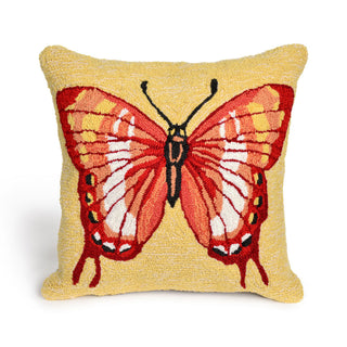 Trans Ocean Frontporch Butterfly Red 1'6'' Square