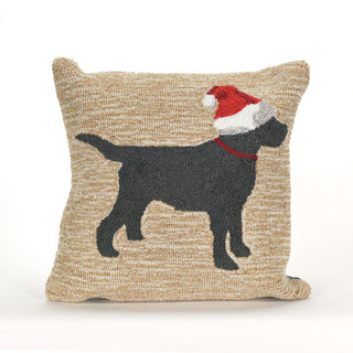 Trans Ocean Frontporch Christmas Dog Natural 1'6'' Square