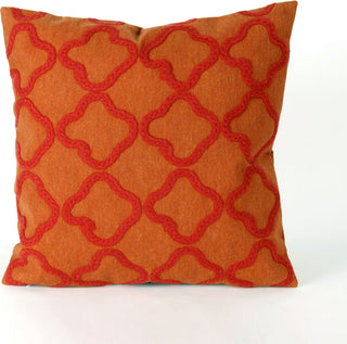 Trans Ocean Visions II Crochet Tile Orange by Liora Manne Main Image