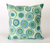 Trans Ocean Visions II Puddle Dot Green 1'8'' Square
