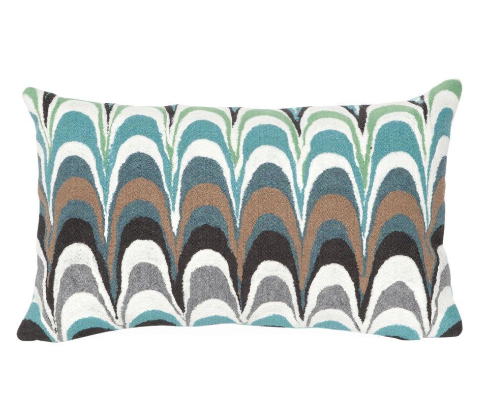 Trans Ocean Visions III Floating Ink Blue 1'0'' X 1'8''