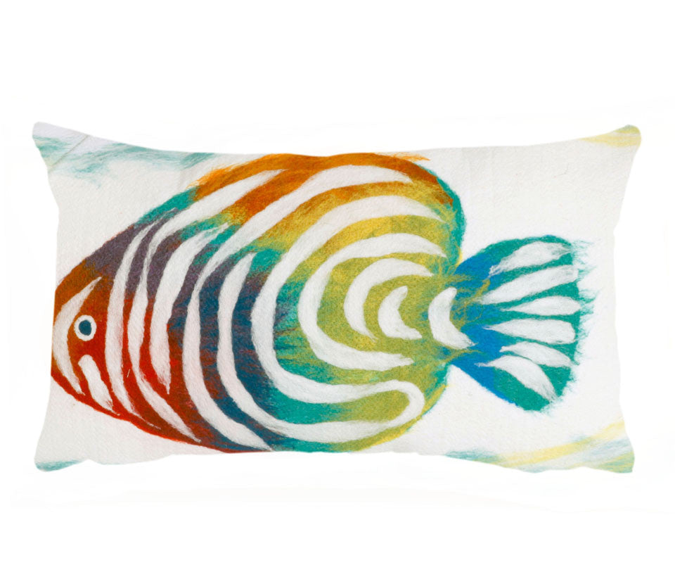 Trans Ocean Visions III Rainbow Fish Green 1'0'' X 1'8''