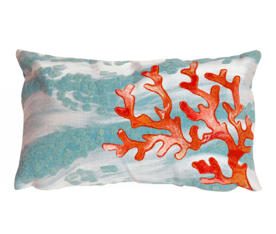Trans Ocean Visions III Coral Wave Blue 1'0'' X 1'8''