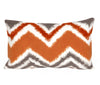 Trans Ocean Visions III Zigzag Ikat Orange 1'0'' X 1'8''