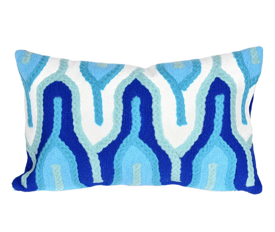 Trans Ocean Visions III Crochet Tower Blue 1'0'' X 1'8''