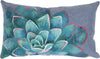 Trans Ocean Visions III Succulent Blue Mirror by Liora Manne main image