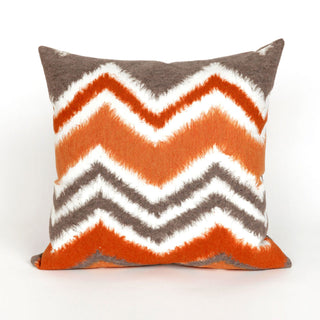 Trans Ocean Visions III Zigzag Ikat Orange Main