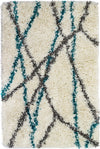 Trans Ocean Andes Geo Teal Area Rug Mirror by Liora Manne Main Image