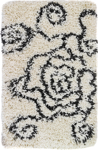 Trans Ocean Andes Floral Vine Cream Area Rug Mirror by Liora Manne Main Image