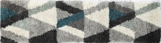 Trans Ocean Andes Triangle Teal Area Rug Mirror by Liora Manne Main Image