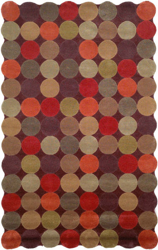 Trans Ocean Amalfi Circles Brown Area Rug Main