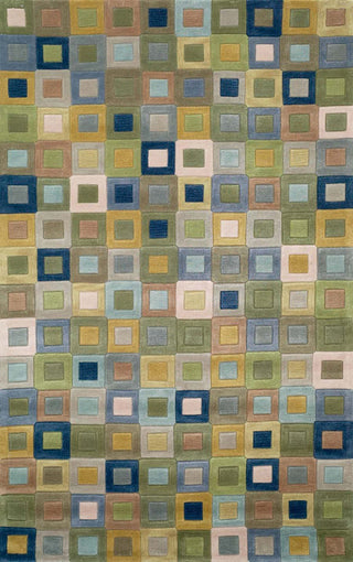 Trans Ocean Amalfi Square In Blue Area Rug main image