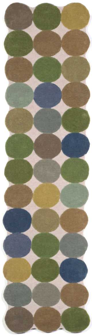 Trans Ocean Amalfi Circles Blue Area Rug Main