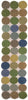 Trans Ocean Amalfi Circles Blue Area Rug 2'0'' X 8'0'' Runner