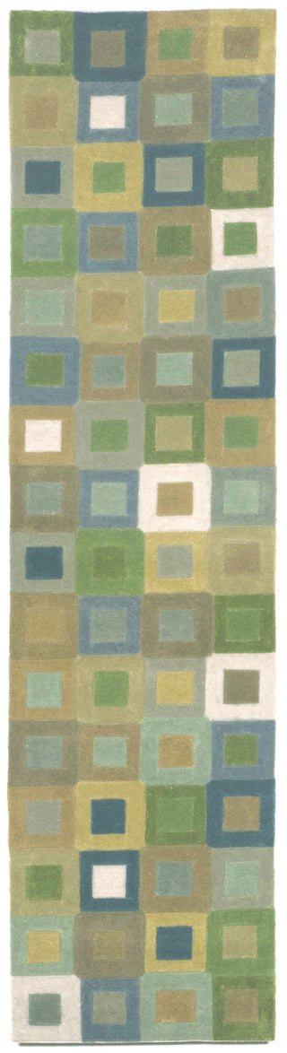 Trans Ocean Amalfi Square In Blue Area Rug 2'0'' X 8'0'' Runner