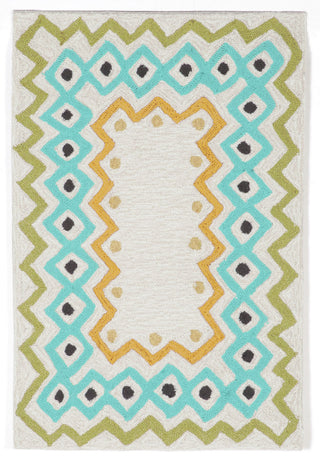 Trans Ocean Capri Ethnic Border Natural Area Rug Main