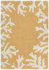 Trans Ocean Capri Coral Bdr Yellow Area Rug 2' 0'' X 3' 0''
