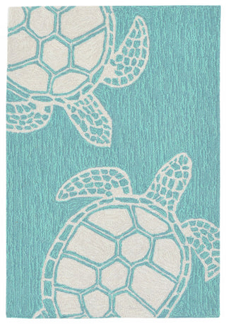 Trans Ocean Capri Turtle Blue Area Rug Main