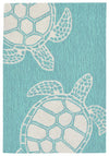 Trans Ocean Capri Turtle Blue Area Rug by Liora Manne 2' 0'' X 3' 0''