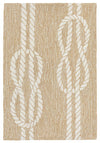 Trans Ocean Capri Ropes Natural Area Rug by Liora Manne 2' 0'' X 3' 0''